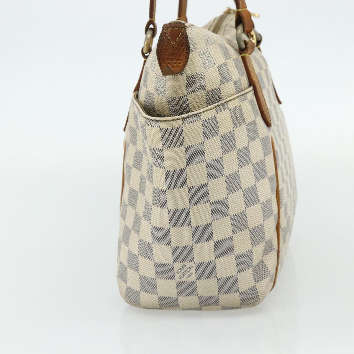 LOUIS VUITTON Damier Azur Totally PM Tote Bag N41280 LV Auth 178627