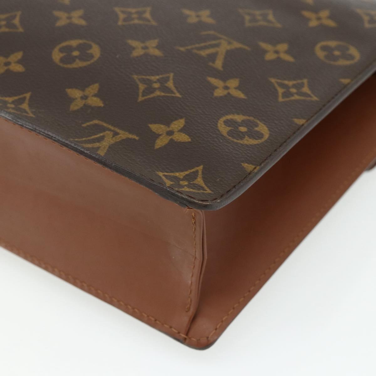 LOUIS VUITTON Monogram Monceau 28 Hand Bag M51185 LV Auth 178656