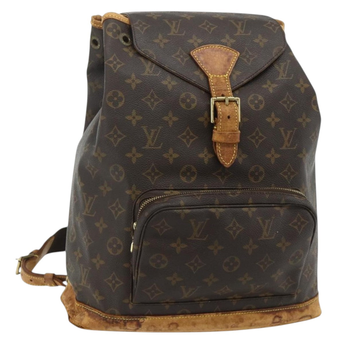 LOUIS VUITTON Monogram Montsouris GM Backpack M51135 LV Auth 178657