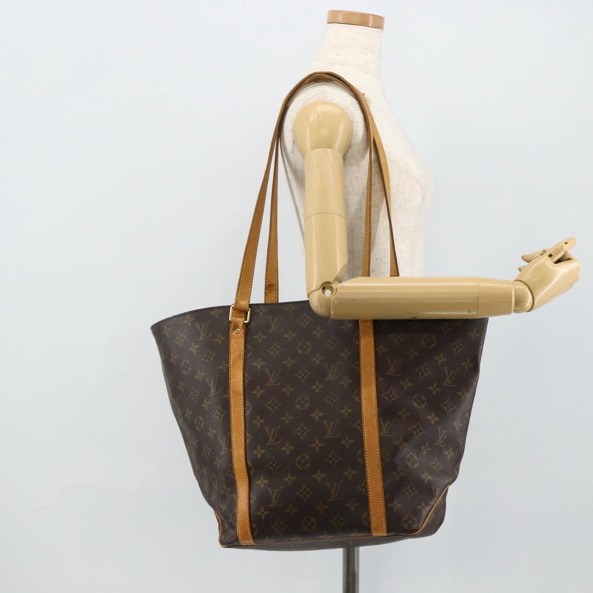 LOUIS VUITTON Monogram Sac Shopping Tote Bag M51108 LV Auth 178660
