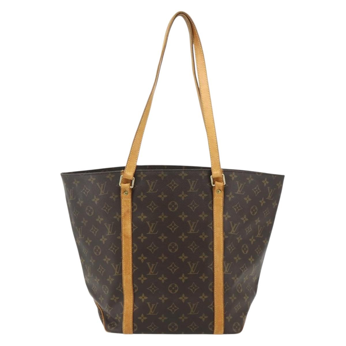 LOUIS VUITTON Monogram Sac Shopping Tote Bag M51108 LV Auth 178660