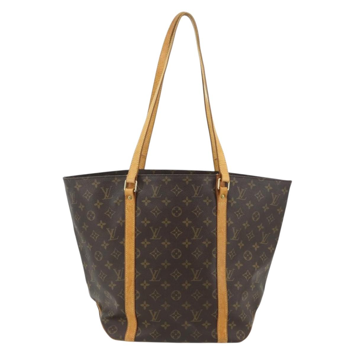 LOUIS VUITTON Monogram Sac Shopping Tote Bag M51108 LV Auth 178660