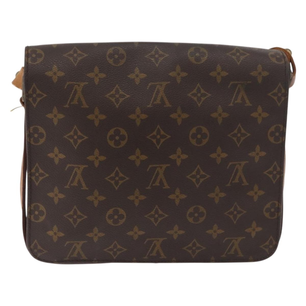 LOUIS VUITTON Monogram Cartouchiere GM Shoulder Bag M51252 LV Auth 178661