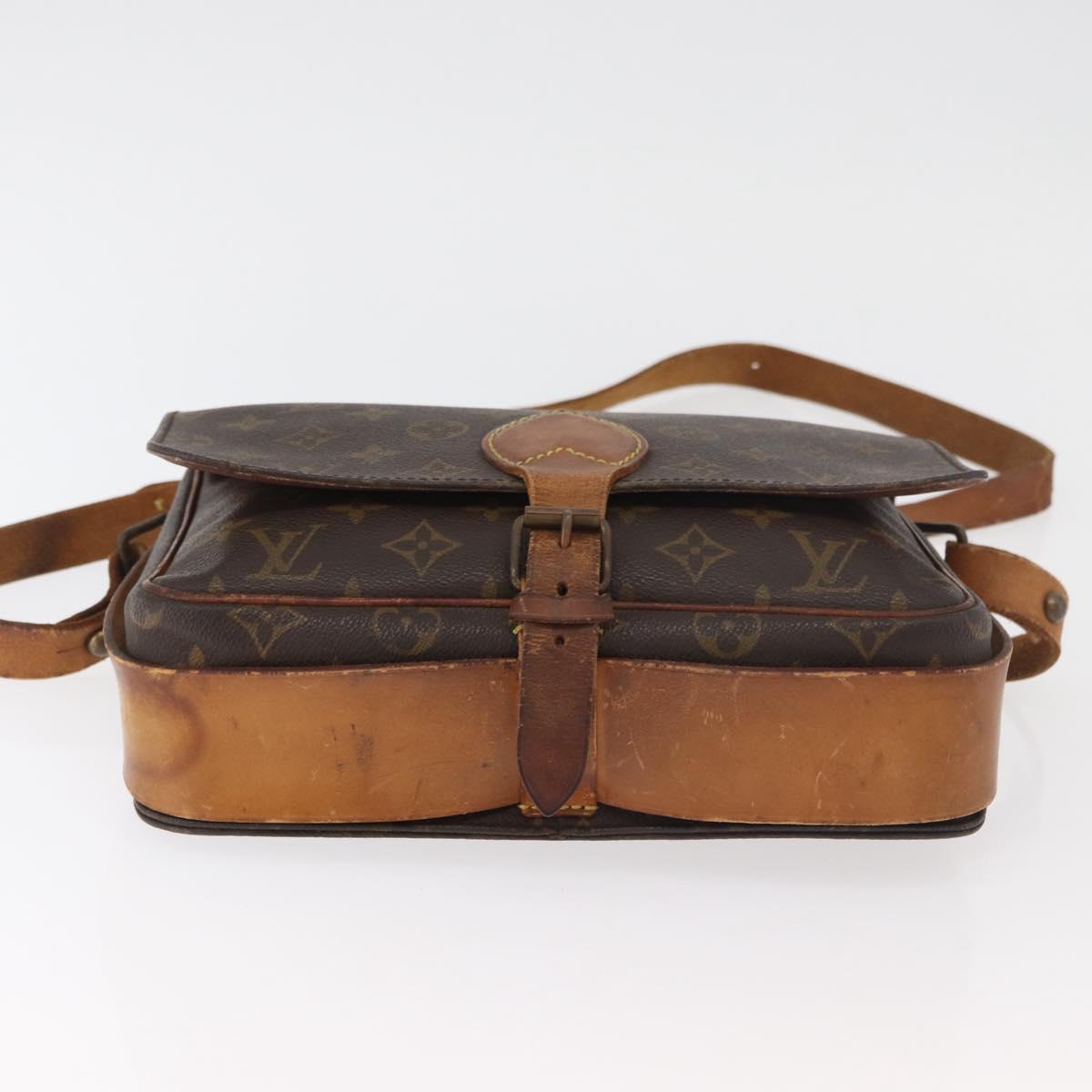 LOUIS VUITTON Monogram Cartouchiere GM Shoulder Bag M51252 LV Auth 178661