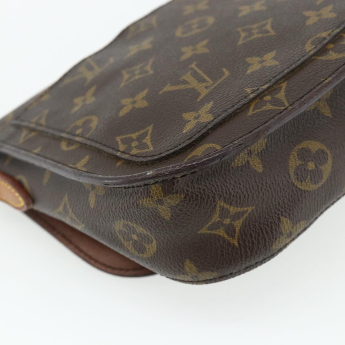 LOUIS VUITTON Monogram Saint Cloud MM Shoulder Bag M51243 LV Auth 178675