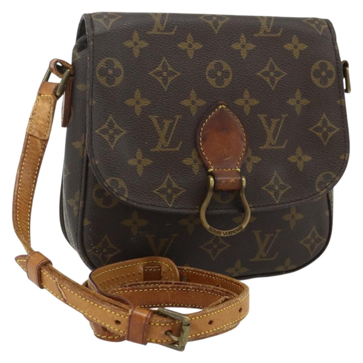LOUIS VUITTON Monogram Saint Cloud MM Shoulder Bag M51243 LV Auth 178675