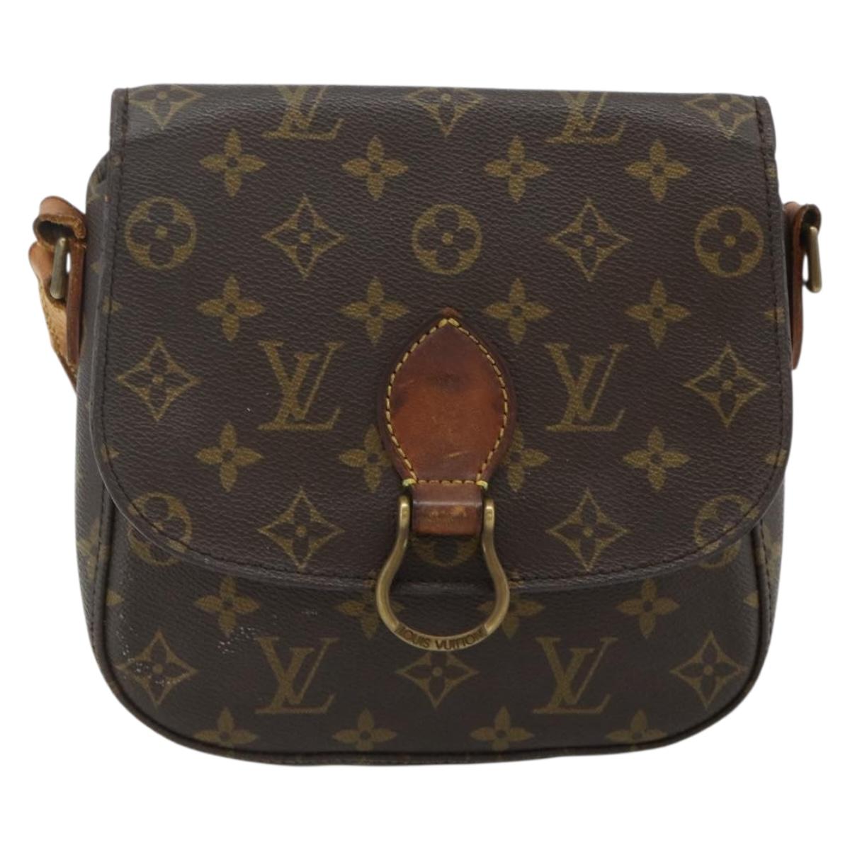 LOUIS VUITTON Monogram Saint Cloud MM Shoulder Bag M51243 LV Auth 178675