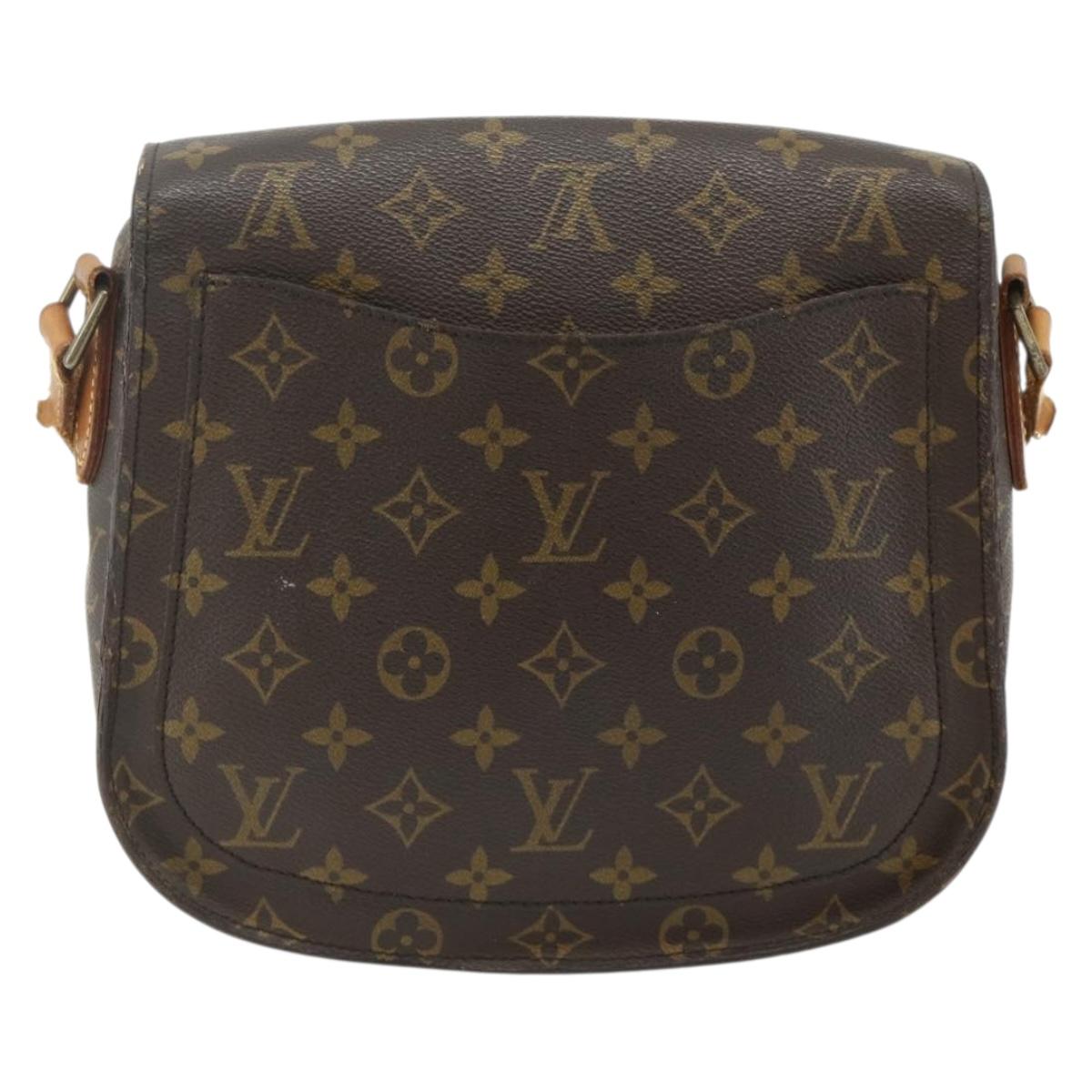 LOUIS VUITTON Monogram Saint Cloud GM Shoulder Bag M51242 LV Auth 178676