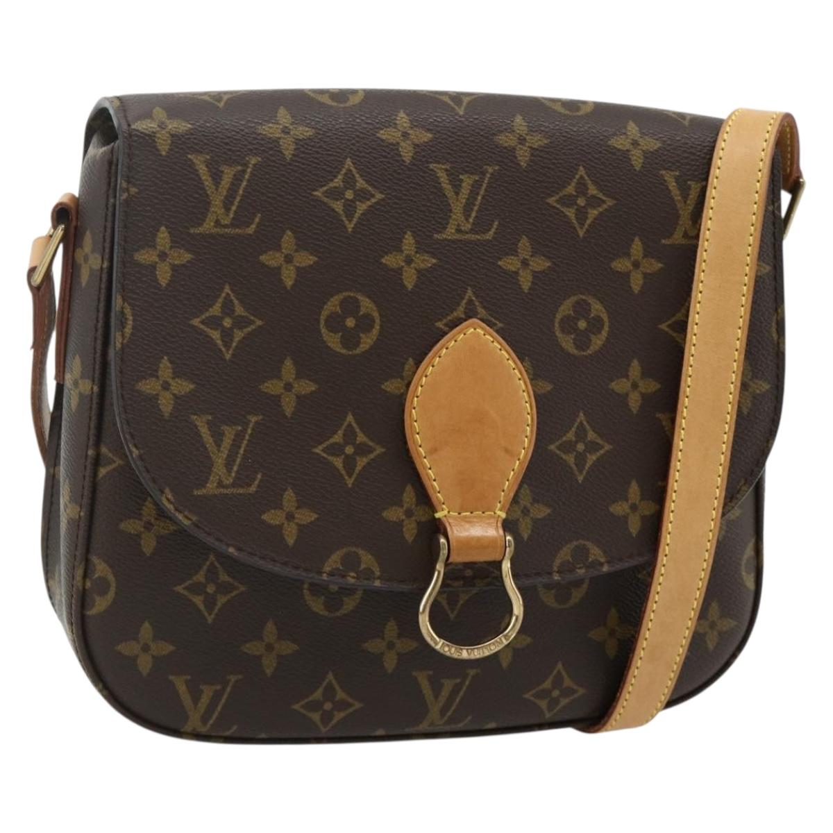 LOUIS VUITTON Monogram Saint Cloud GM Shoulder Bag M51242 LV Auth 178677A