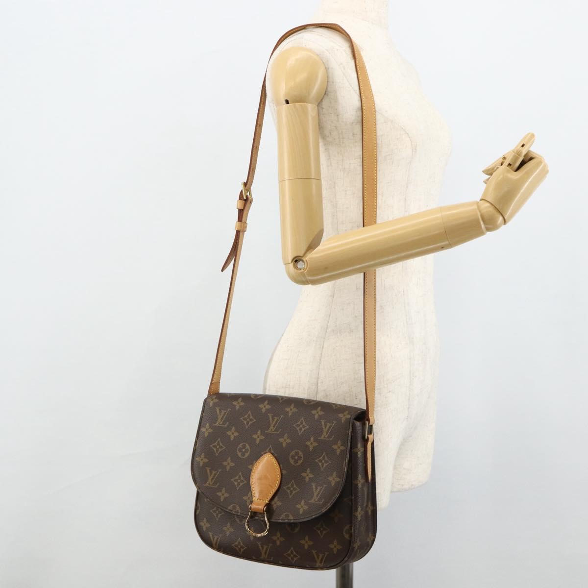 LOUIS VUITTON Monogram Saint Cloud GM Shoulder Bag M51242 LV Auth 178677A