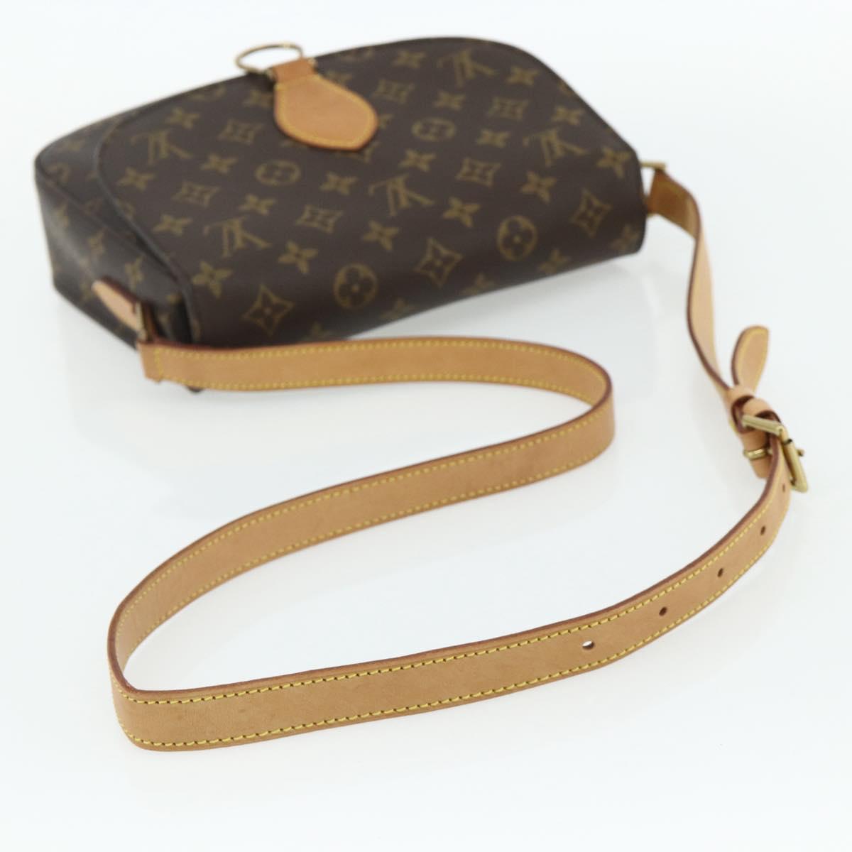 LOUIS VUITTON Monogram Saint Cloud GM Shoulder Bag M51242 LV Auth 178677A