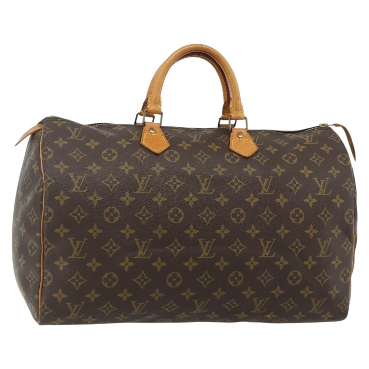 LOUIS VUITTON Monogram Speedy 40 Hand Bag M41522 LV Auth 178681A