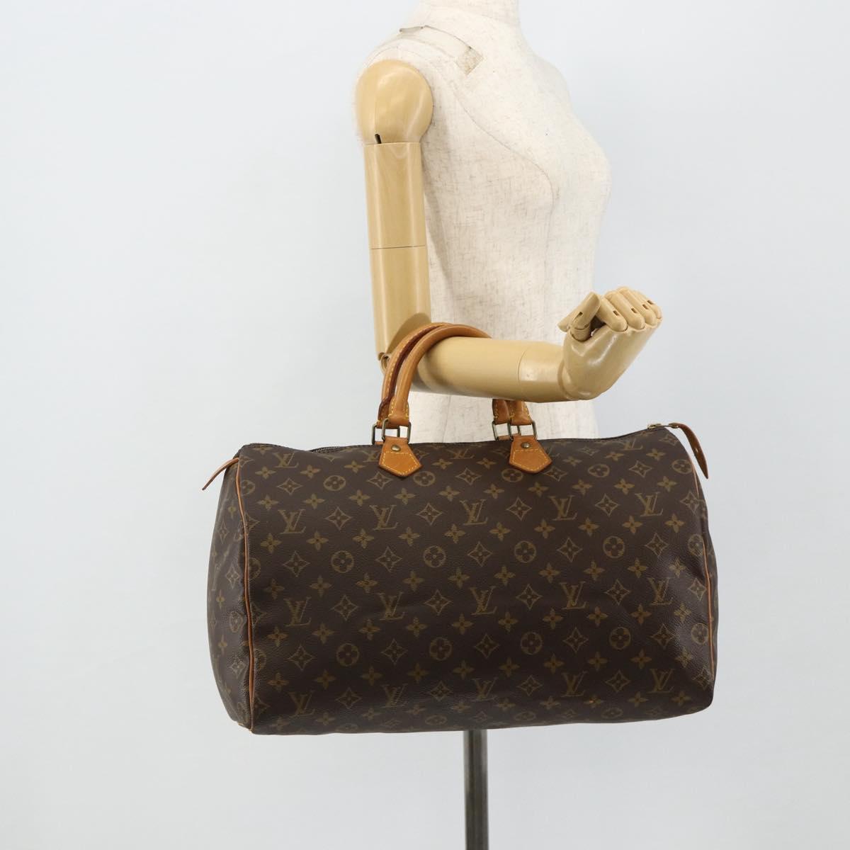 LOUIS VUITTON Monogram Speedy 40 Hand Bag M41522 LV Auth 178681A