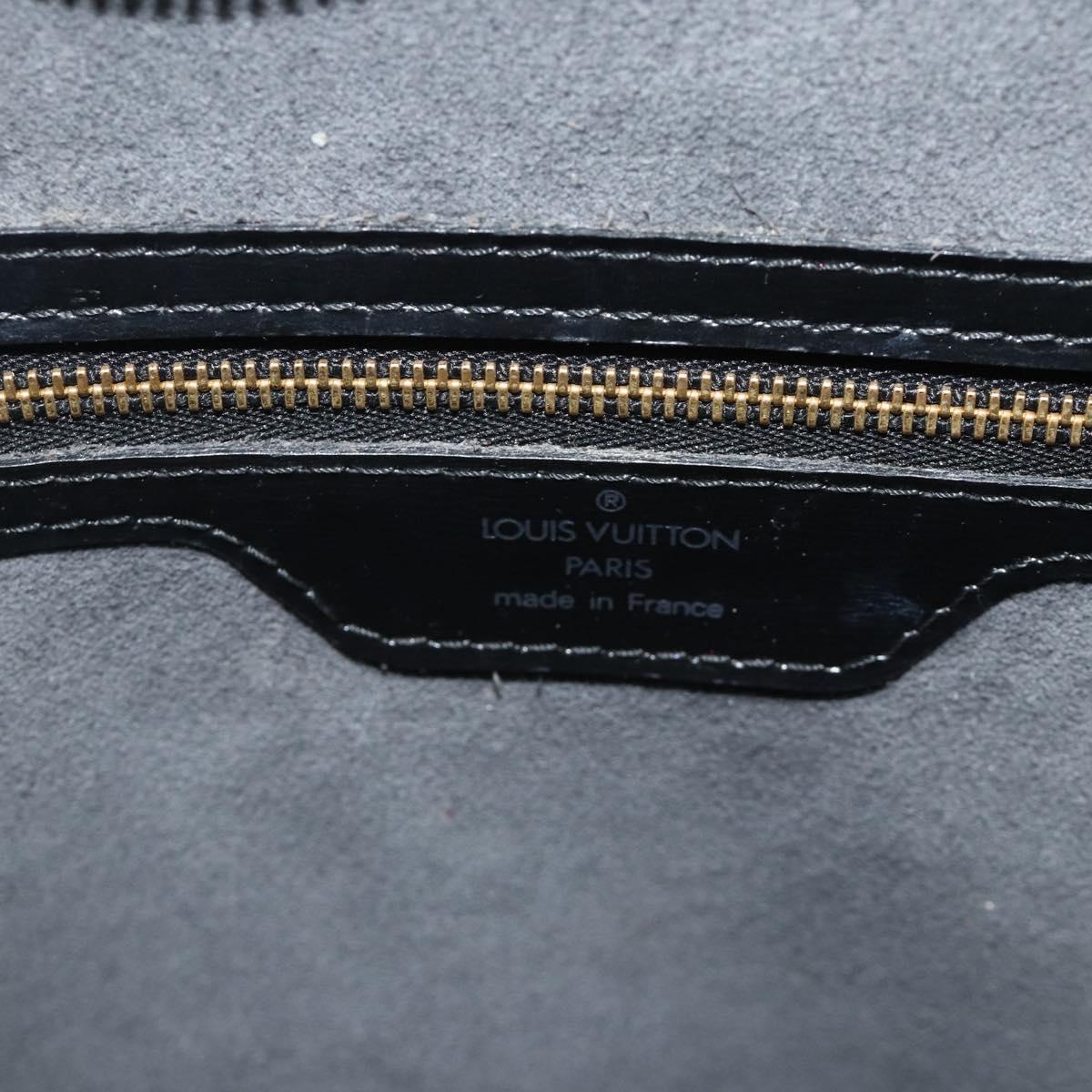 LOUIS VUITTON Epi Saint Jacques Shopping Shoulder Bag Black M52272 Auth 178686