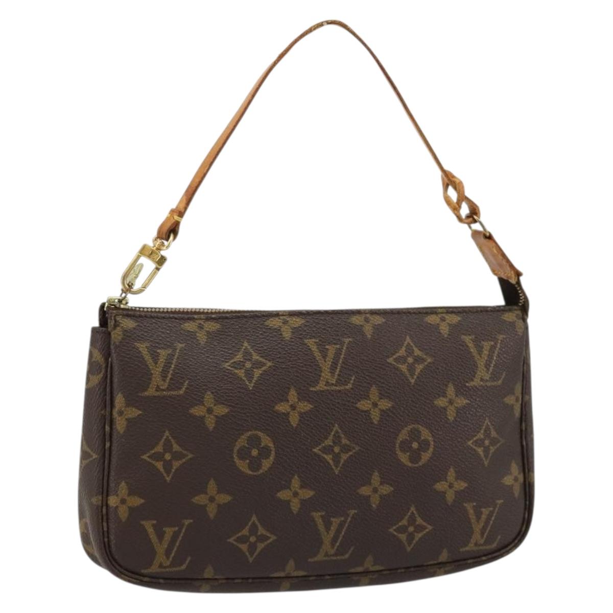 LOUIS VUITTON Monogram Pochette Accessoires Pouch M51980 LV Auth 178696