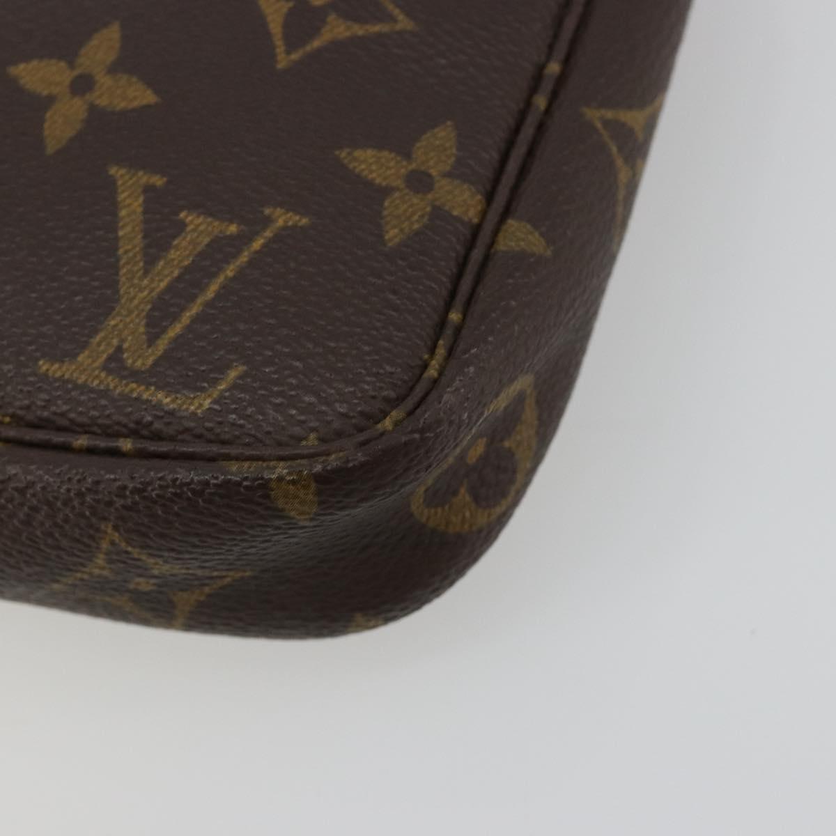 LOUIS VUITTON Monogram Pochette Accessoires Pouch M51980 LV Auth 178696