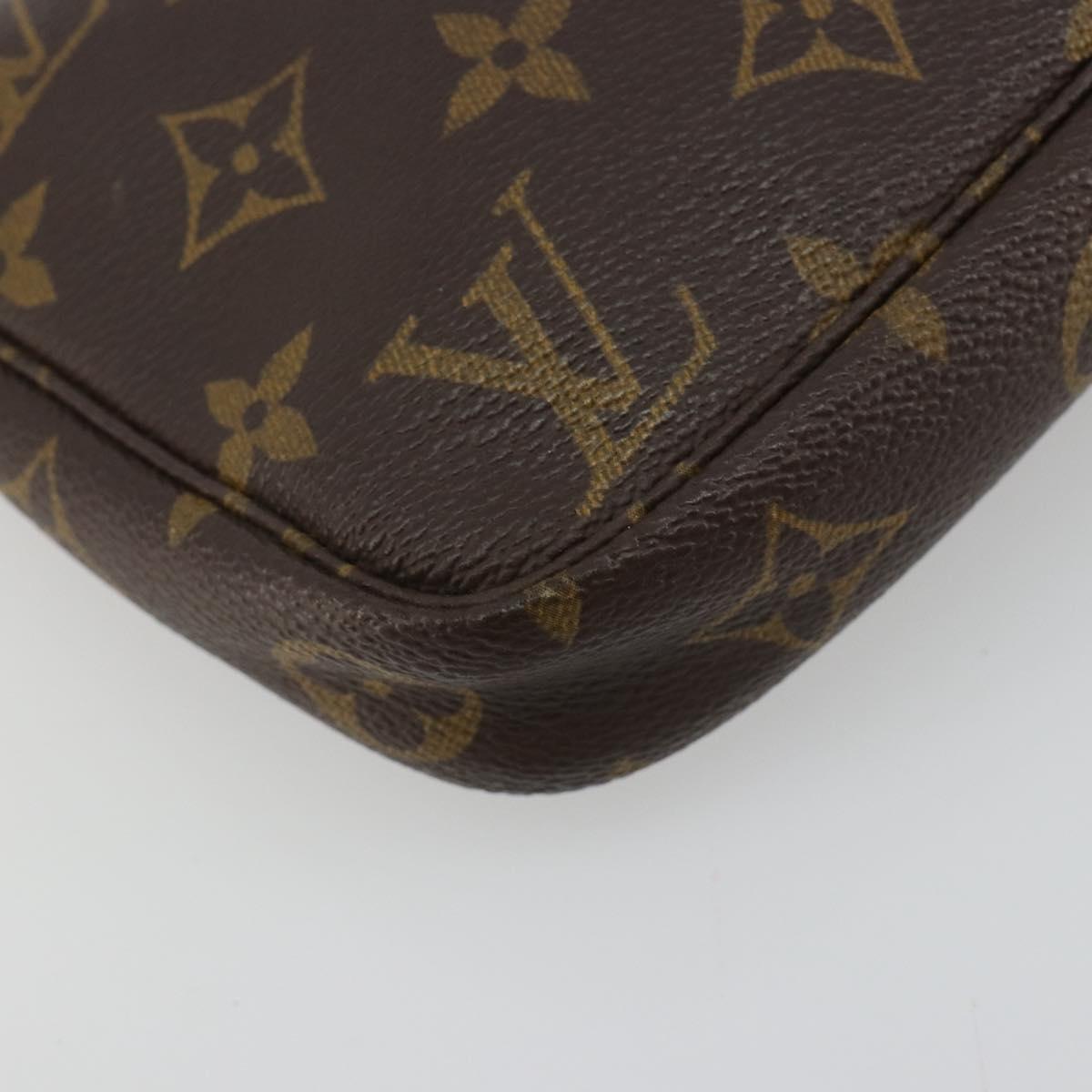 LOUIS VUITTON Monogram Pochette Accessoires Pouch M51980 LV Auth 178696