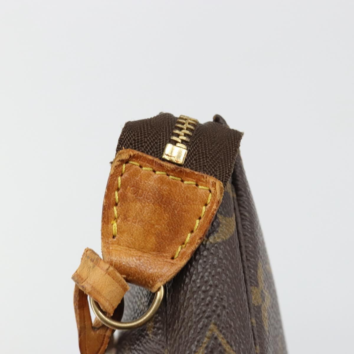 LOUIS VUITTON Monogram Pochette Accessoires Pouch M51980 LV Auth 178696