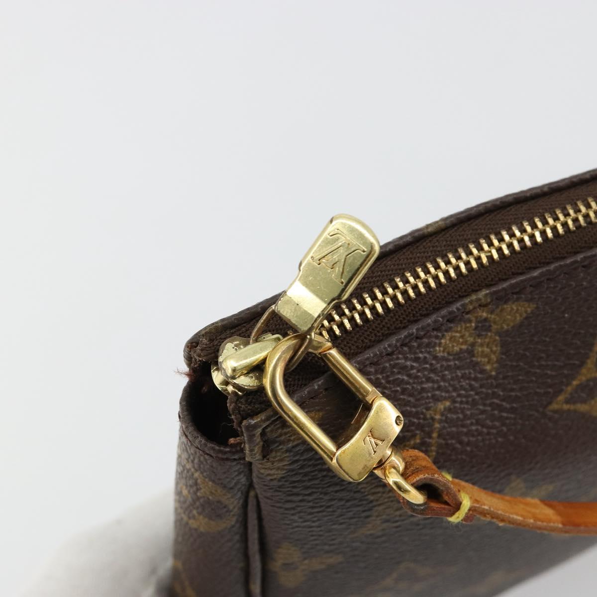 LOUIS VUITTON Monogram Pochette Accessoires Pouch M51980 LV Auth 178696