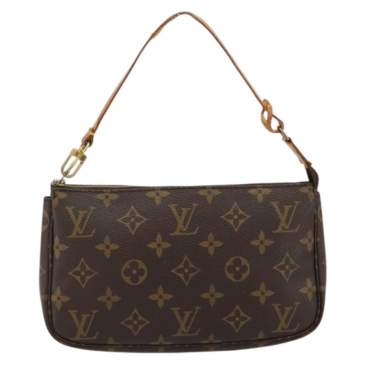 LOUIS VUITTON Monogram Pochette Accessoires Pouch M51980 LV Auth 178696