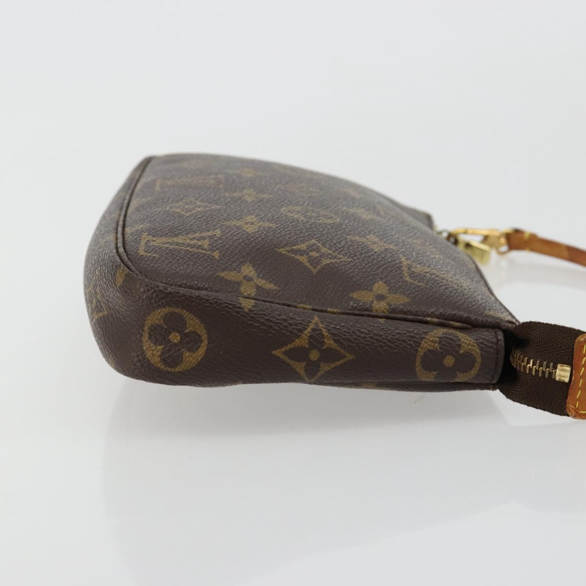 LOUIS VUITTON Monogram Pochette Accessoires Pouch M51980 LV Auth 178696