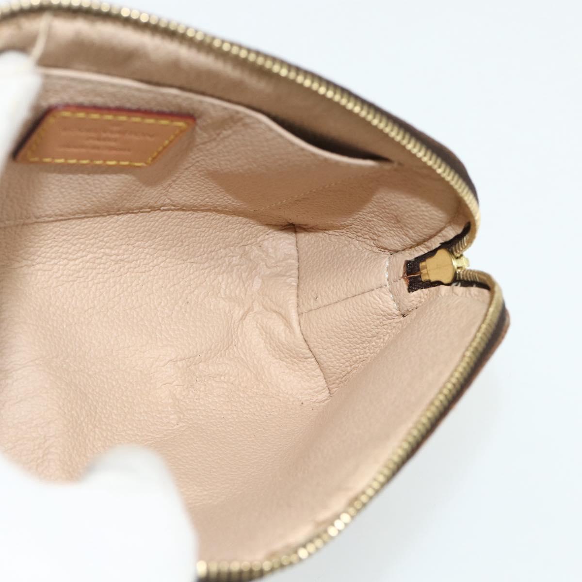 LOUIS VUITTON Monogram Pochette Cosmetic PM Pouch M43998 LV Auth 178697