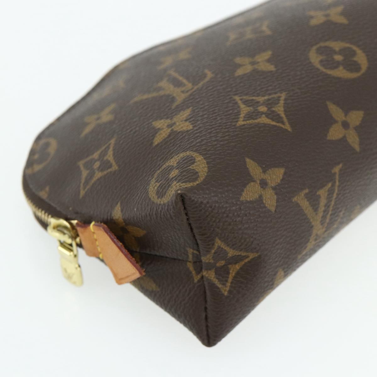 LOUIS VUITTON Monogram Pochette Cosmetic PM Pouch M43998 LV Auth 178697