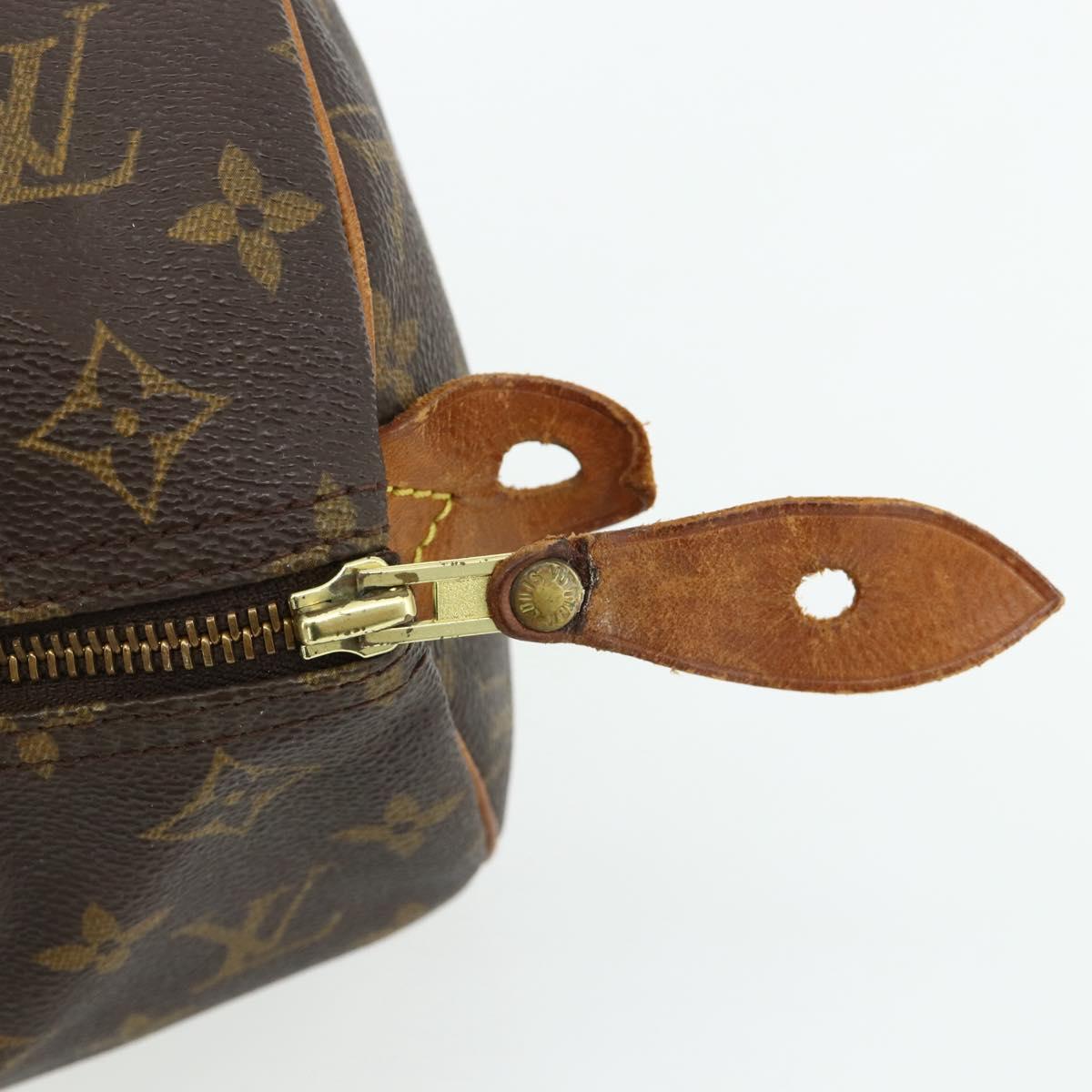 LOUIS VUITTON Monogram Speedy 30 Hand Bag M41526 LV Auth 178701