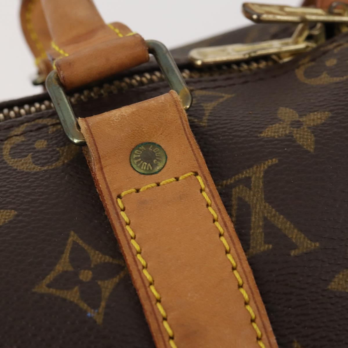 LOUIS VUITTON Monogram Keepall Bandouliere 45 Boston Bag M41418 LV Auth 178703A