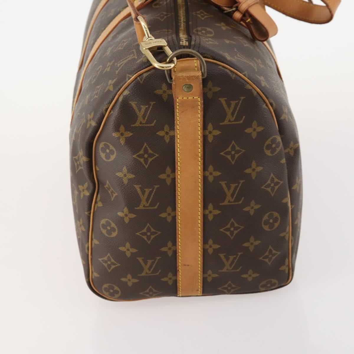 LOUIS VUITTON Monogram Keepall Bandouliere 45 Boston Bag M41418 LV Auth 178703A