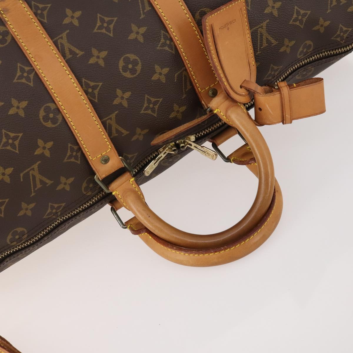 LOUIS VUITTON Monogram Keepall Bandouliere 45 Boston Bag M41418 LV Auth 178703A