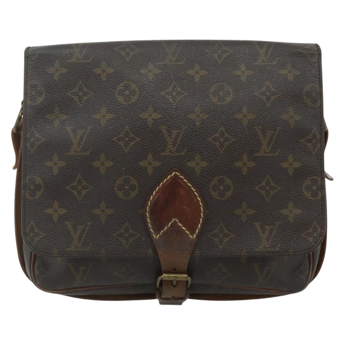 LOUIS VUITTON Monogram Cartouchiere GM Shoulder Bag M51252 LV Auth 178716
