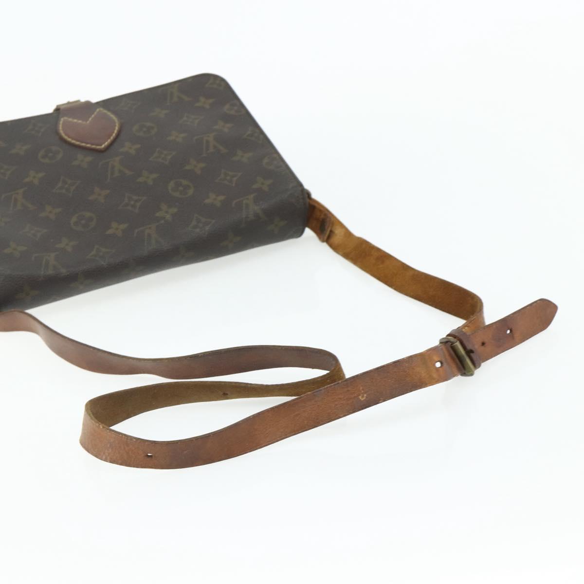 LOUIS VUITTON Monogram Cartouchiere GM Shoulder Bag M51252 LV Auth 178716