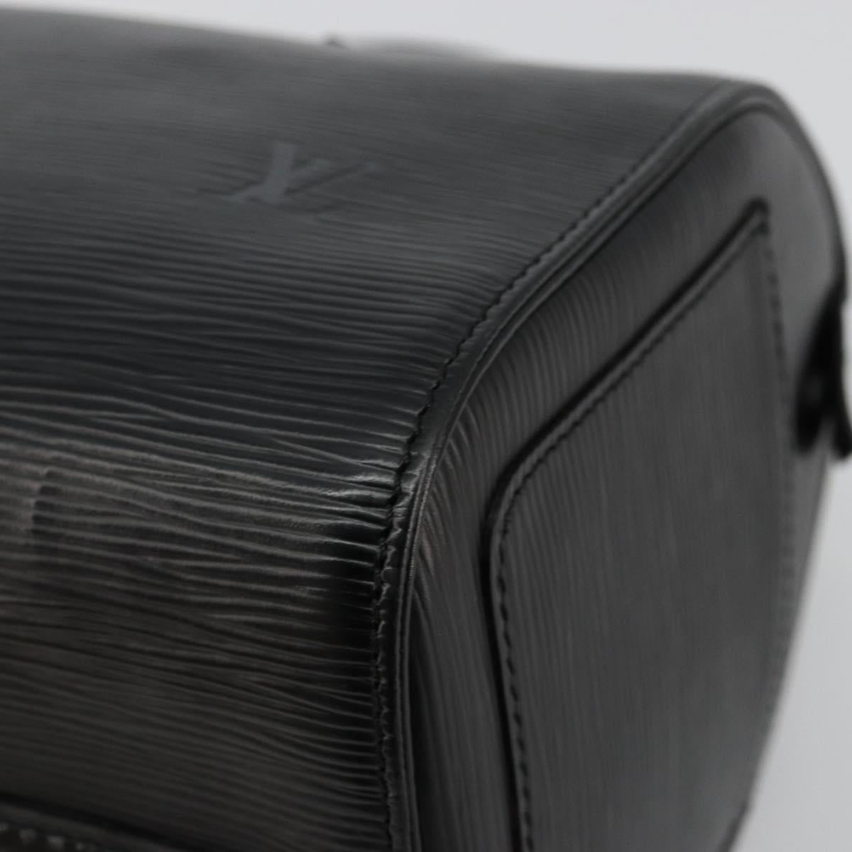 LOUIS VUITTON Epi Speedy 25 Hand Bag Black M59042 LV Auth 178719V