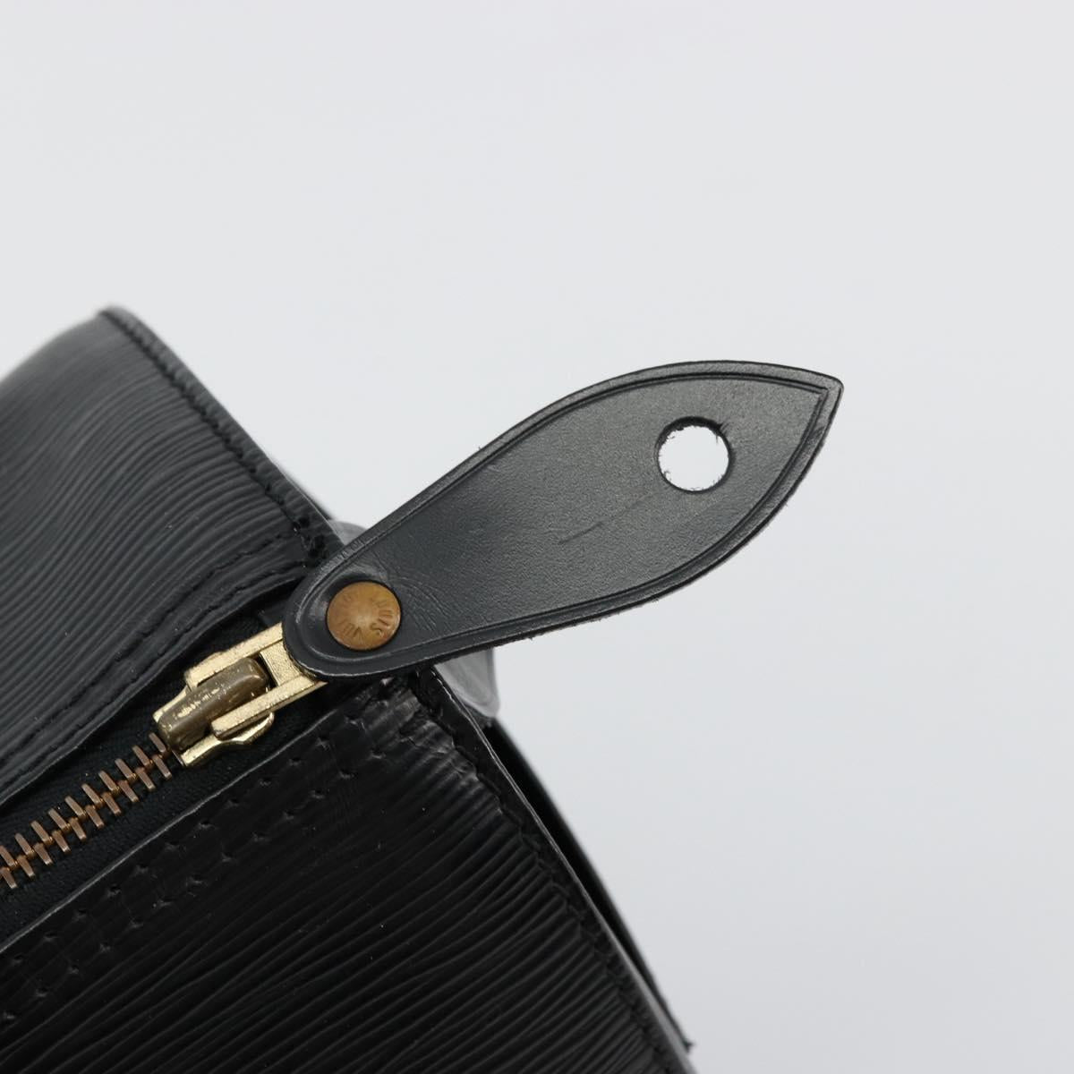 LOUIS VUITTON Epi Speedy 25 Hand Bag Black M59042 LV Auth 178719V