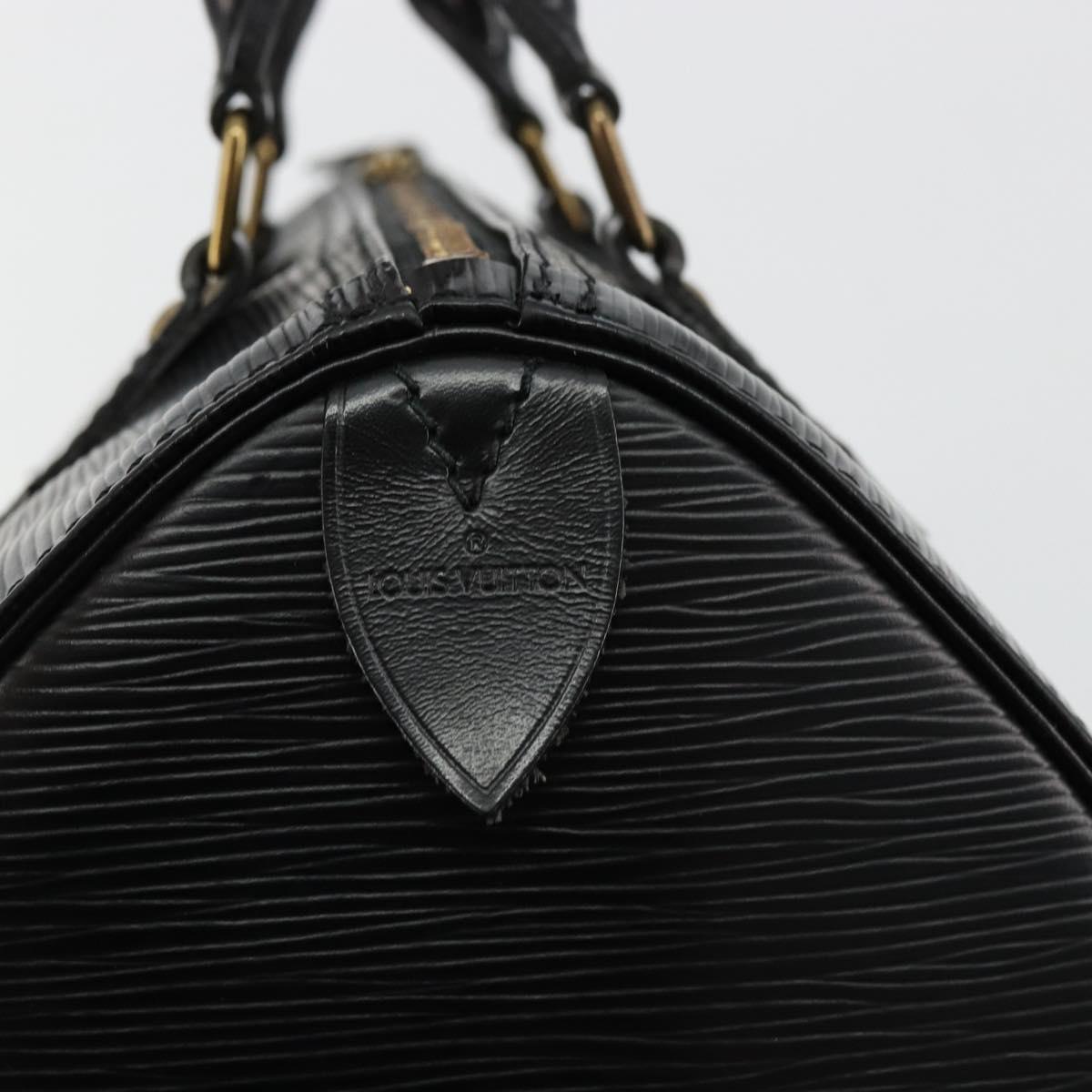 LOUIS VUITTON Epi Speedy 25 Hand Bag Black M59042 LV Auth 178719V