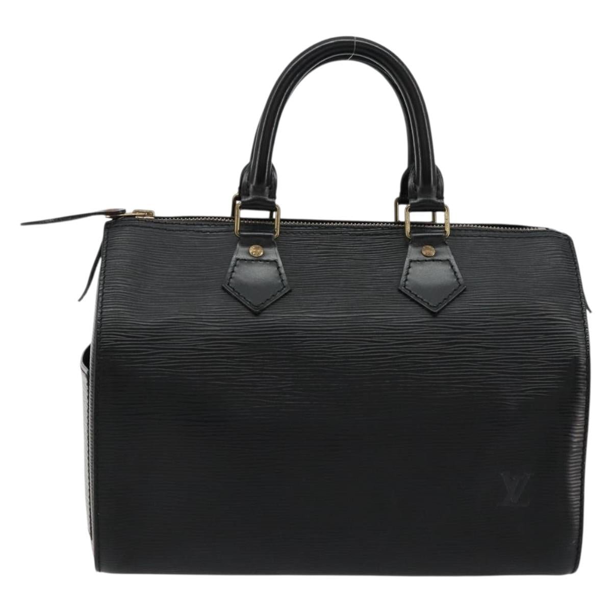 LOUIS VUITTON Epi Speedy 25 Hand Bag Black M59042 LV Auth 178719V