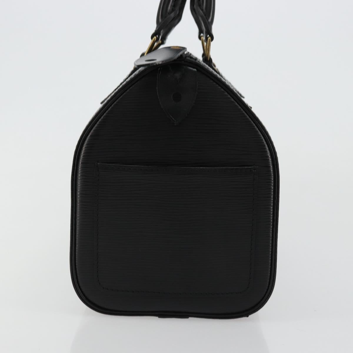 LOUIS VUITTON Epi Speedy 25 Hand Bag Black M59042 LV Auth 178719V