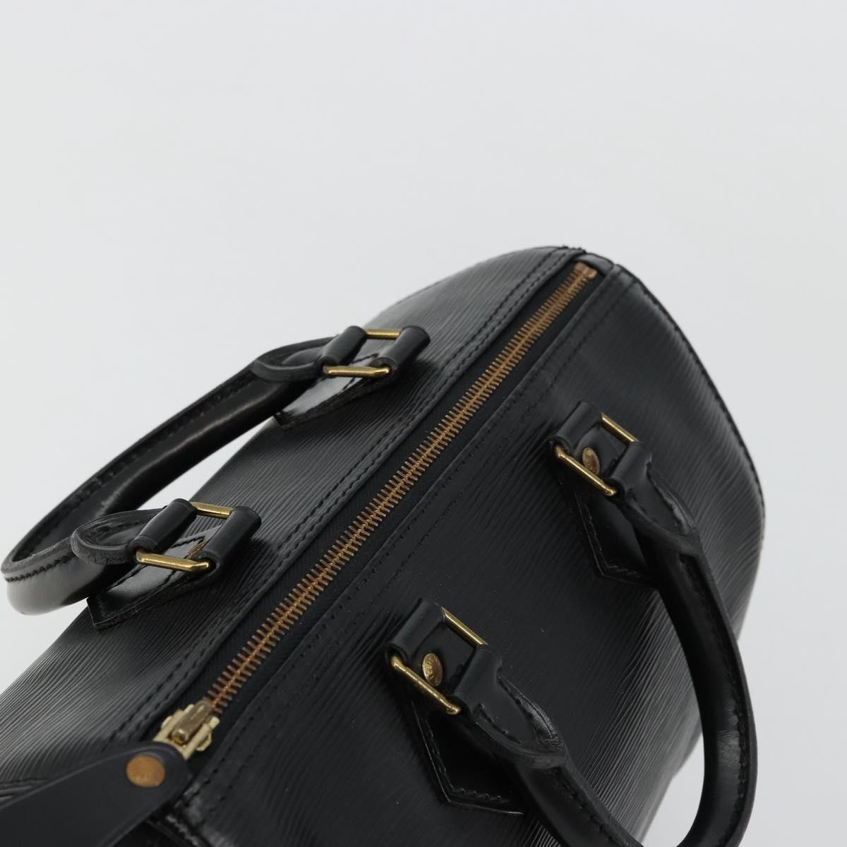 LOUIS VUITTON Epi Speedy 25 Hand Bag Black M59042 LV Auth 178719V
