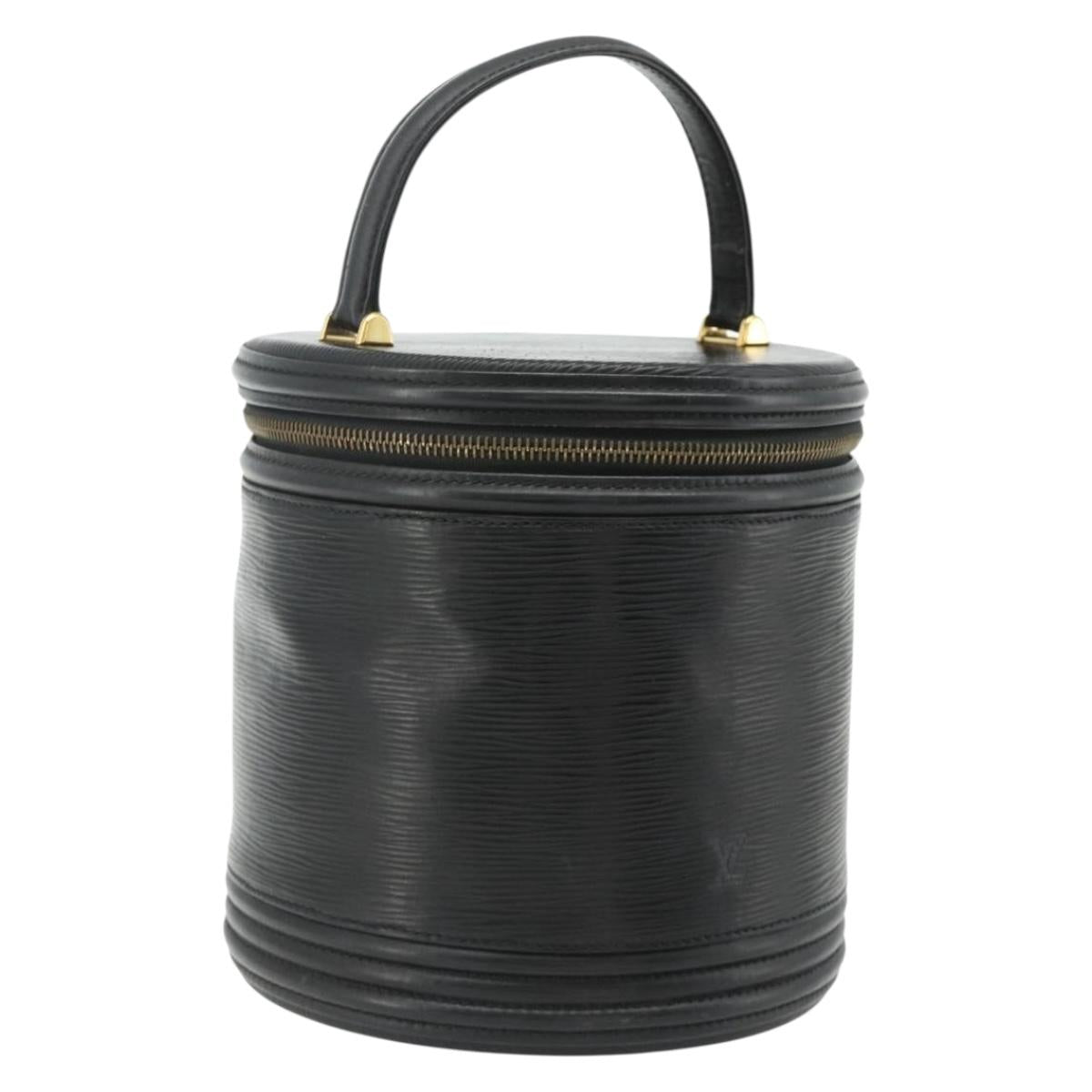 LOUIS VUITTON Epi Cannes Hand Bag Black M48032 LV Auth 178721