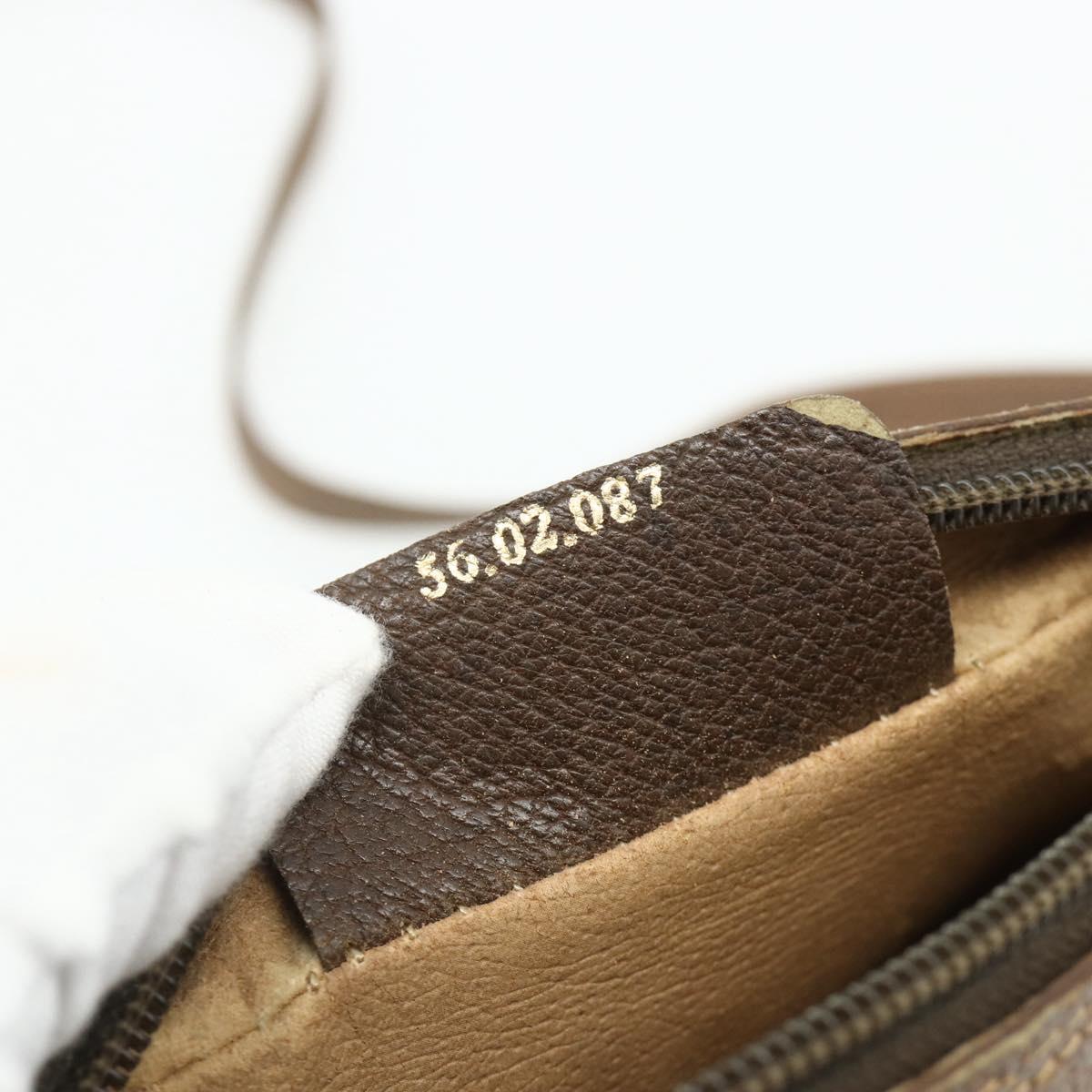 GUCCI GG Supreme Web Sherry Line Bag PVC Beige Gold 56 02 087 Auth 178729