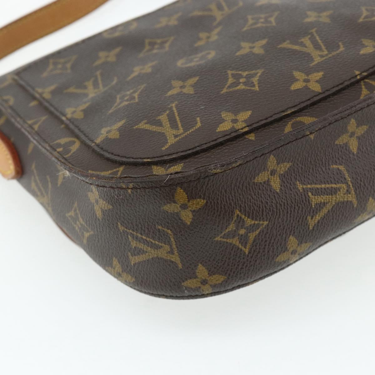 LOUIS VUITTON Monogram Saint Cloud GM Shoulder Bag M51242 LV Auth 178756