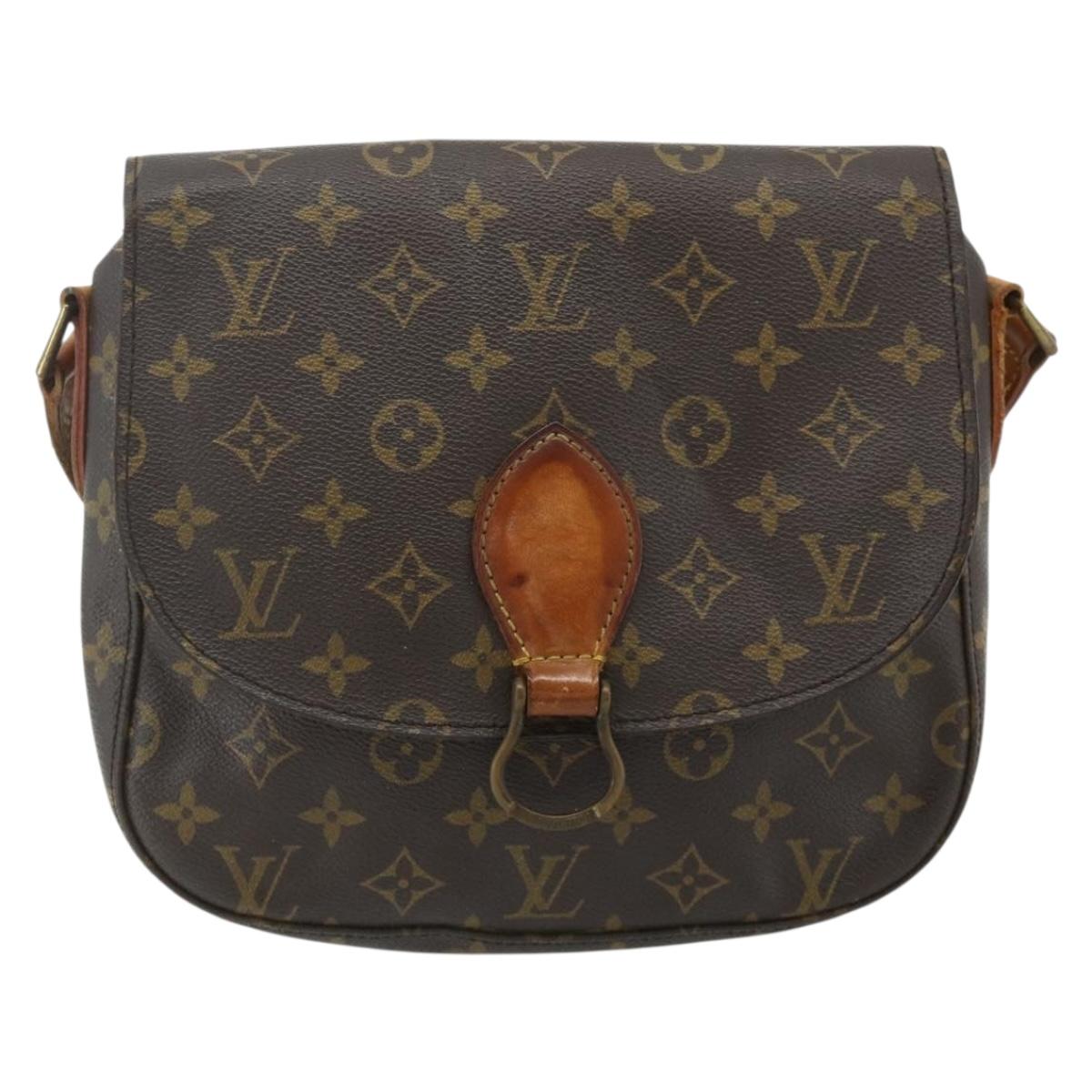 LOUIS VUITTON Monogram Saint Cloud GM Shoulder Bag M51242 LV Auth 178756
