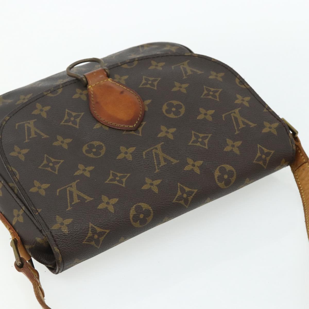 LOUIS VUITTON Monogram Saint Cloud GM Shoulder Bag M51242 LV Auth 178756