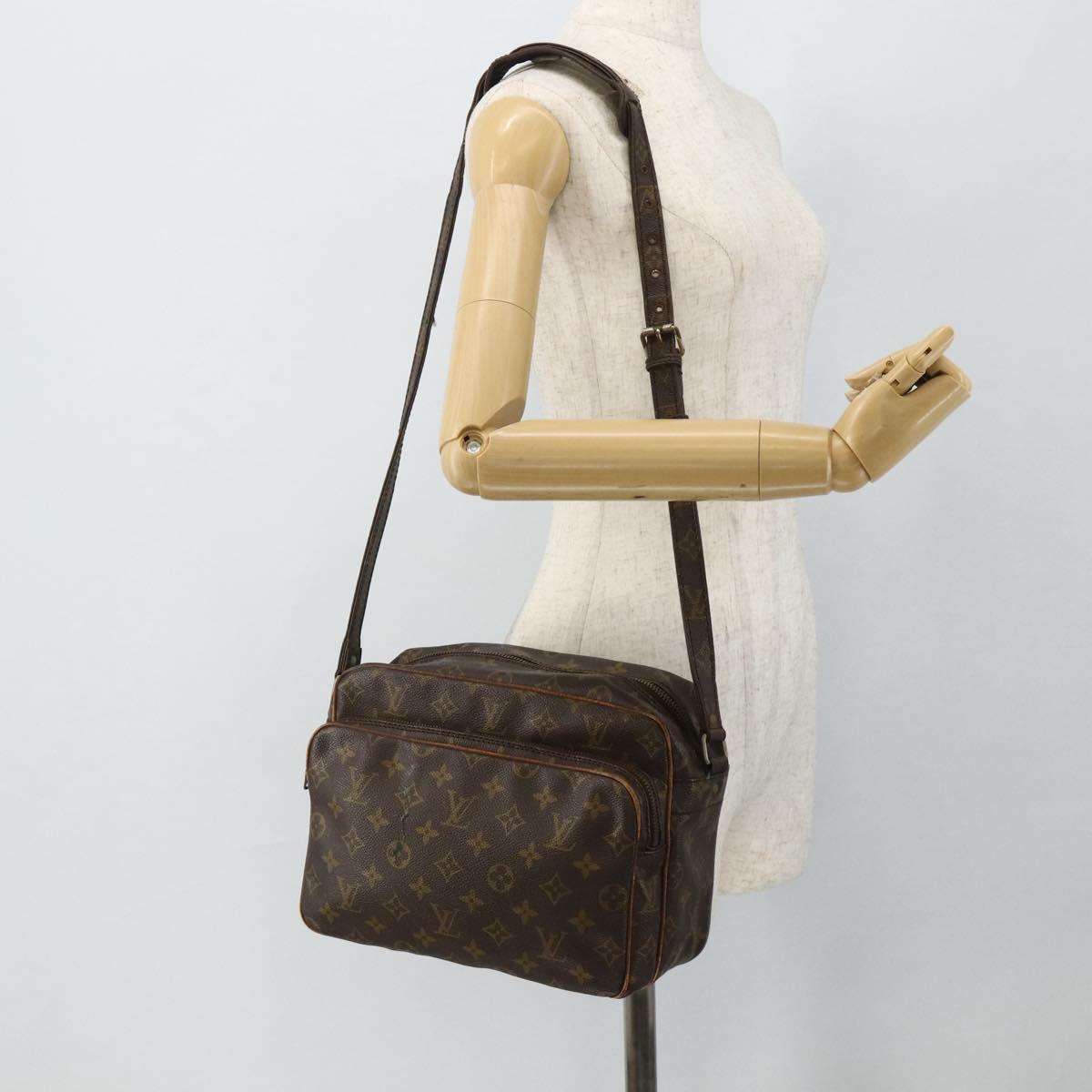 LOUIS VUITTON Monogram Nile Shoulder Bag M45244 LV Auth 178759