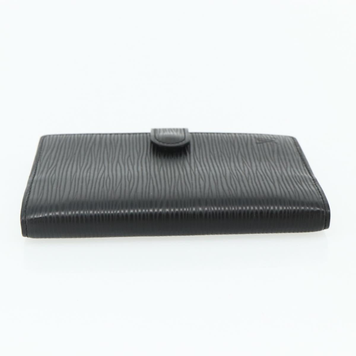 LOUIS VUITTON Epi Agenda PM Day Planner Cover Black R20092 LV Auth 178785A