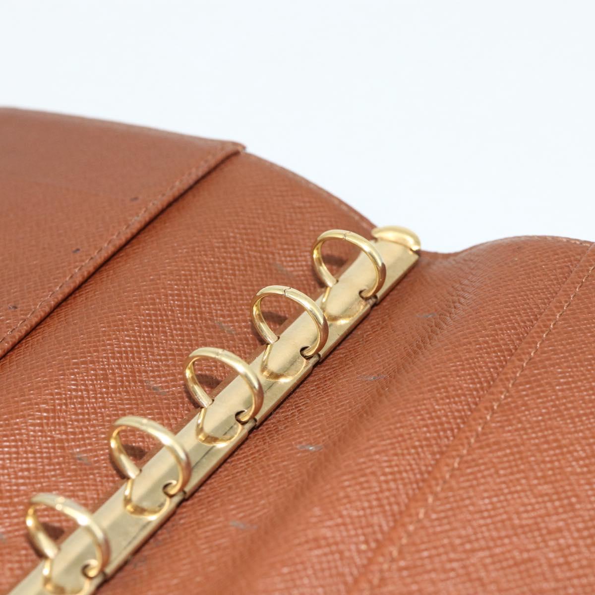 LOUIS VUITTON Monogram Agenda PM Day Planner Cover R20005 LV Auth 178786
