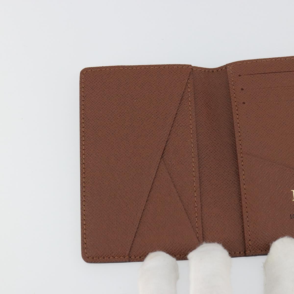 LOUIS VUITTON Monogram Organizer De Poch Card Case M60502 LV Auth 178787A
