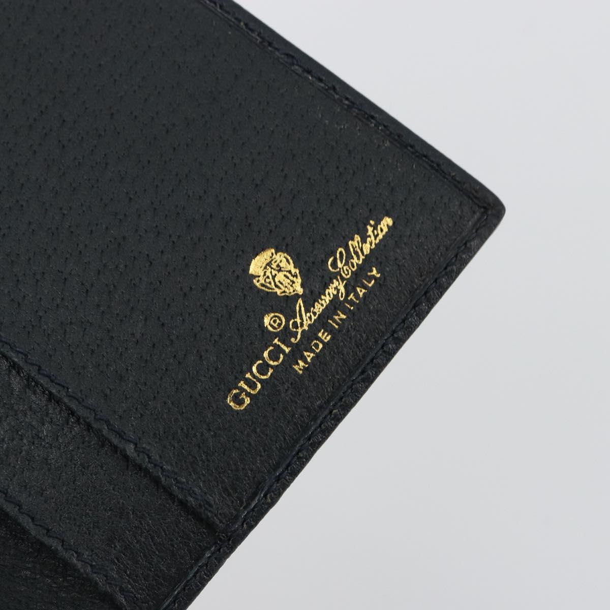 GUCCI GG Supreme Compact Wallet PVC Navy Auth 178789A