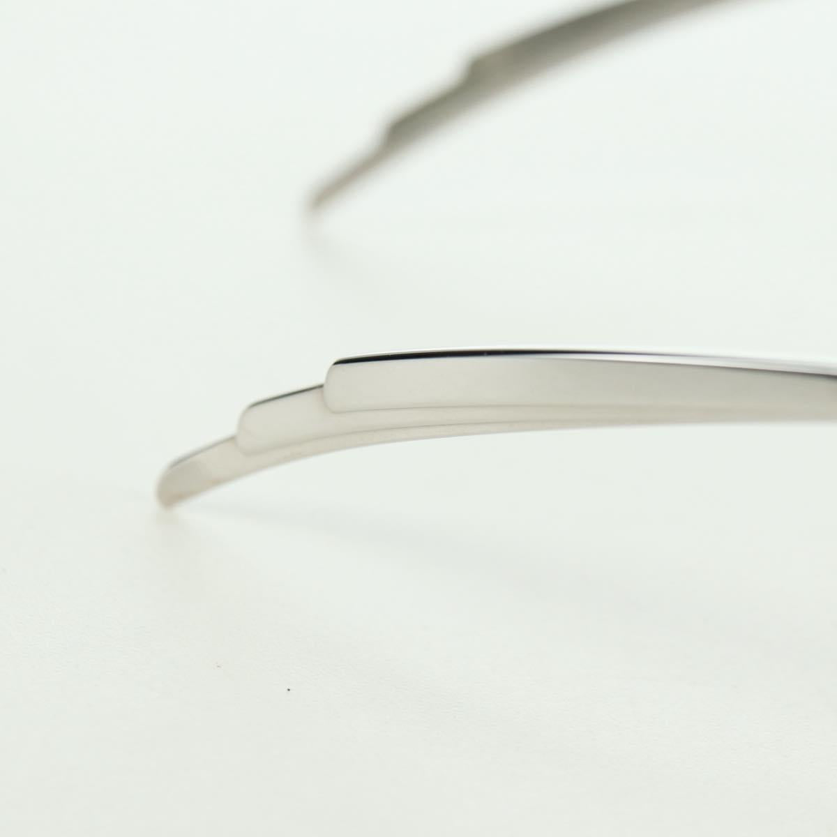 CHANEL COCO Mark Sunglasses plastic White CC Auth 178794M